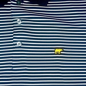 Authentic "Golden Bear" Jack Nicklaus Dri Fit Polo Golf Shirt.